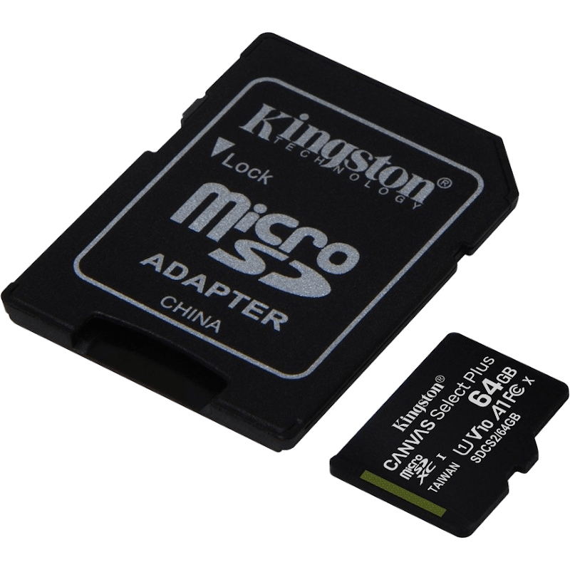 Karta pamięci Kingston microSD 64GB 100MB/s + adapter