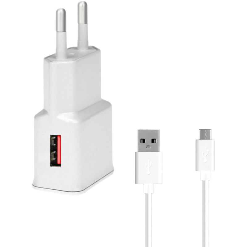 Ładowarka sieciowa WG 2,4A Fast Charging USB z kablem USB-C