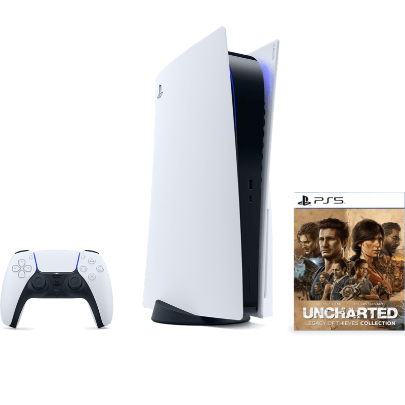 Sony PlayStation 5 (PS5) + gra Uncharted Legacy of Thieves