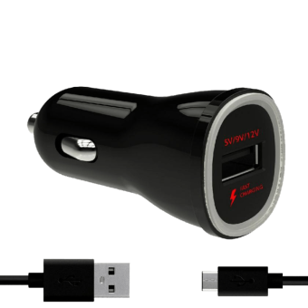 Ładowarka samochodowa USB z szybkim ładowaniem QC 3.0 z kablem USB-C