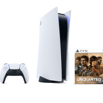 Sony PlayStation 5 (PS5) + gra Uncharted Legacy of Thieves